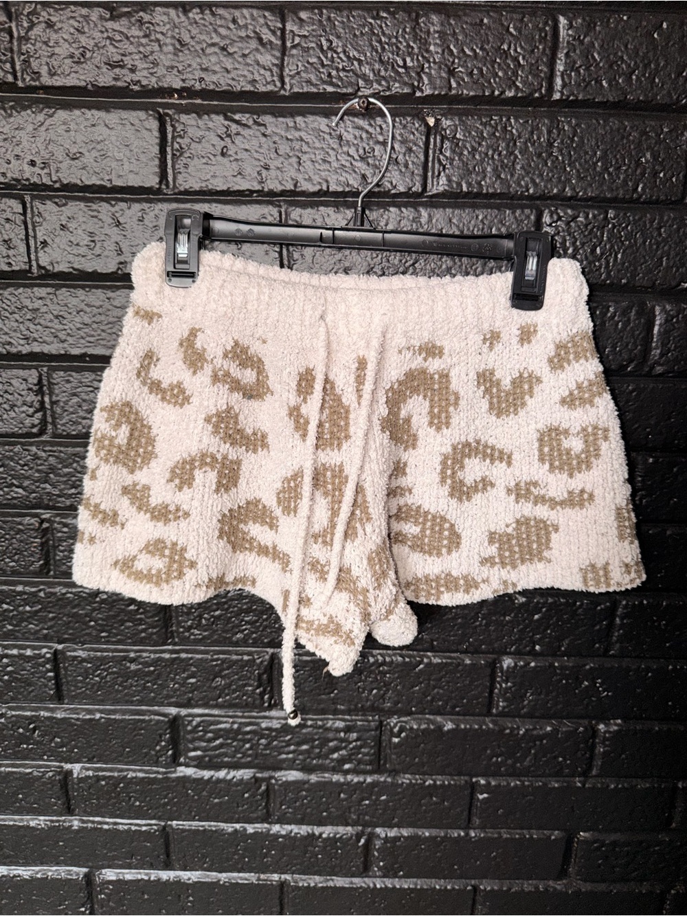 Pol Cheetah Sherpa Shorts | Size Medium